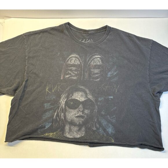 Kurt Cobain Crop shirt‎ (XL) - Picture 1 of 9